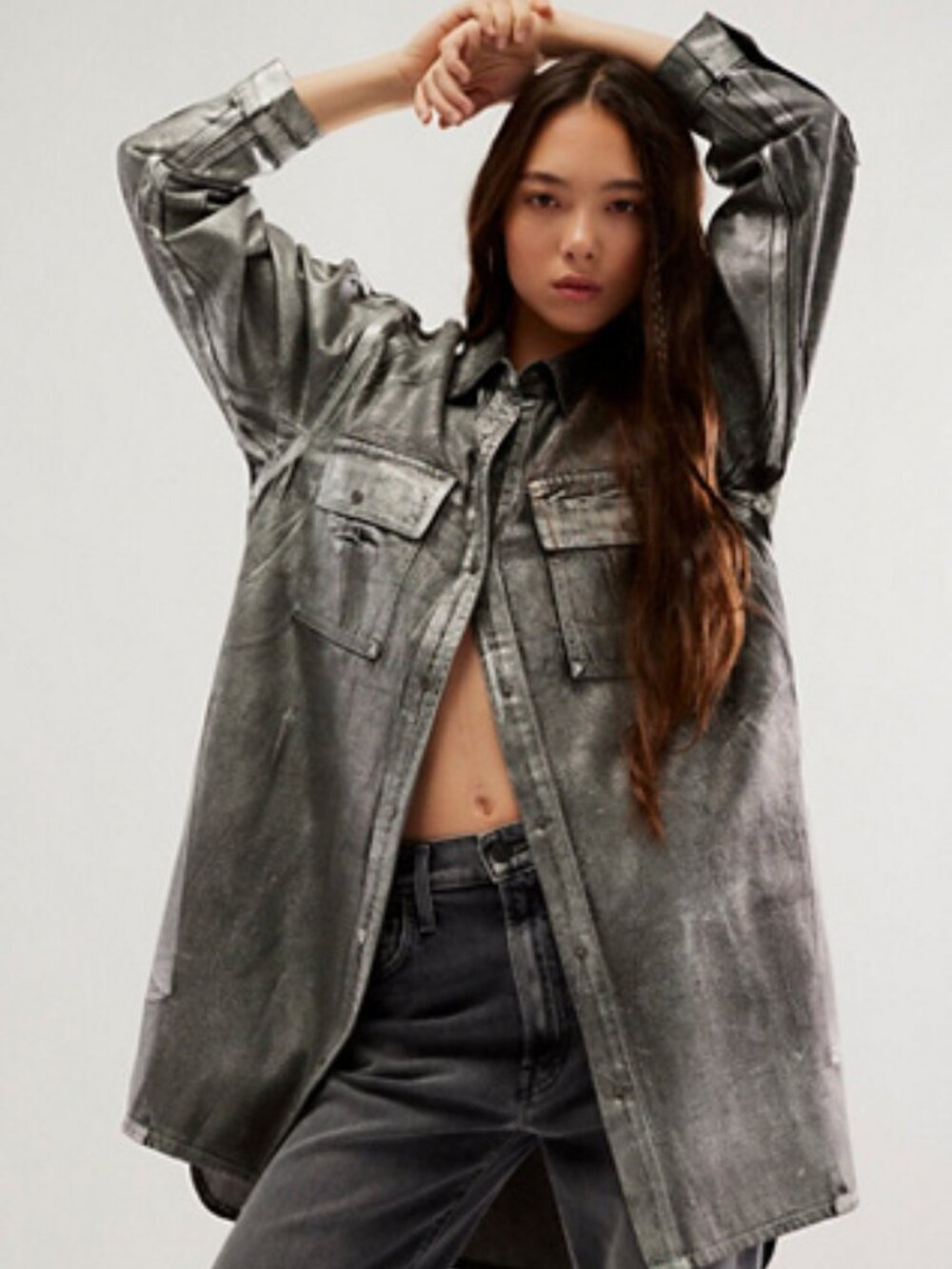 OneTeaspoon Nixie Denim Top